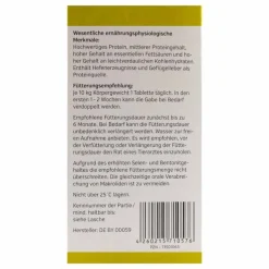 Hepatosan 1600 Tabletten Ergänzungsfuttermittel für Hund und Katze, 120 St