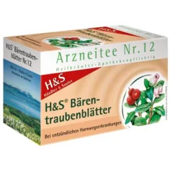 H&S Bärentraubentee Filterbeutel, 20X2.7 g