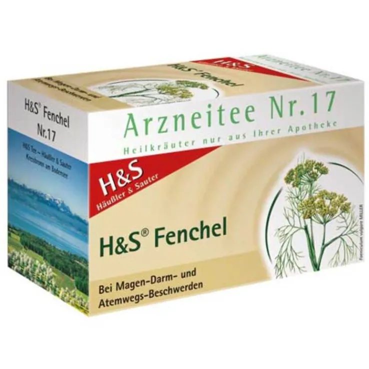 H&S Fencheltee ungemischt Filterbeutel, 20X2.2 g