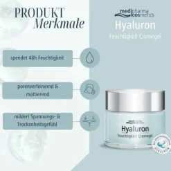 Hyaluron 48h Feuchtigkeit Cremegel, 50 ml