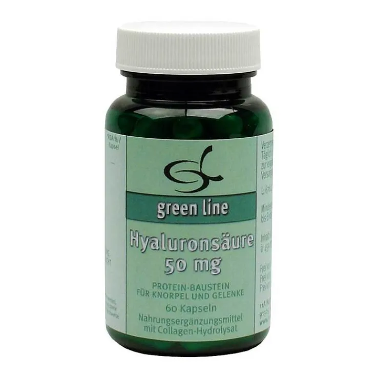 Hyaluronsäure 50 mg Kapseln - green line, 60 St