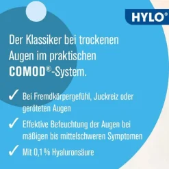 HYLO COMOD Augentropfen , 2X10 ml