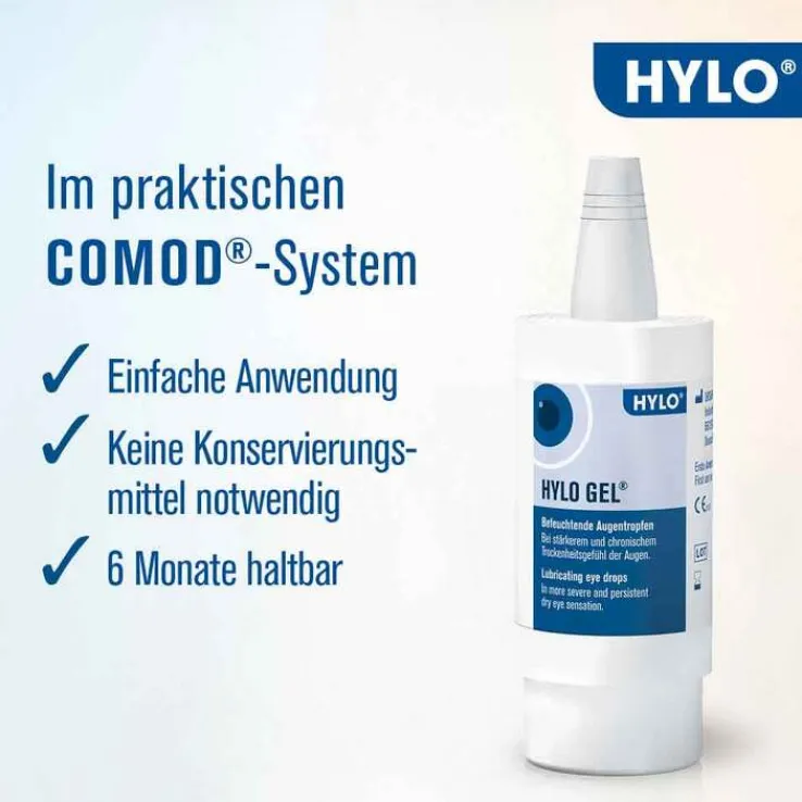 HYLO GEL Augentropfen, 2X10 ml