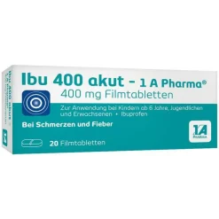 Ibu 400 akut – 1 A Pharma® Filmtabletten, 20 St