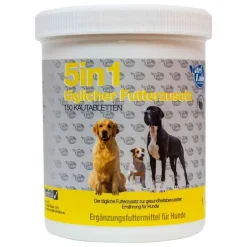 5IN1 täglicher Futterzusatz Kautabletten für Hunde, 150 St