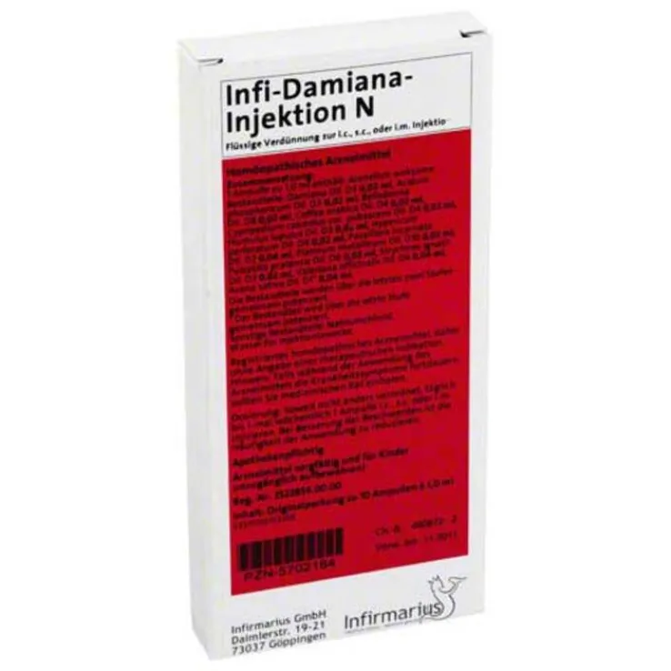 INFI Damiana Injektion N, 10X1 ml