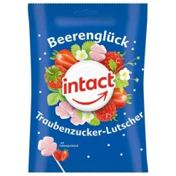 Intact Traubenzucker Lutscher Beerenglück, 75 g