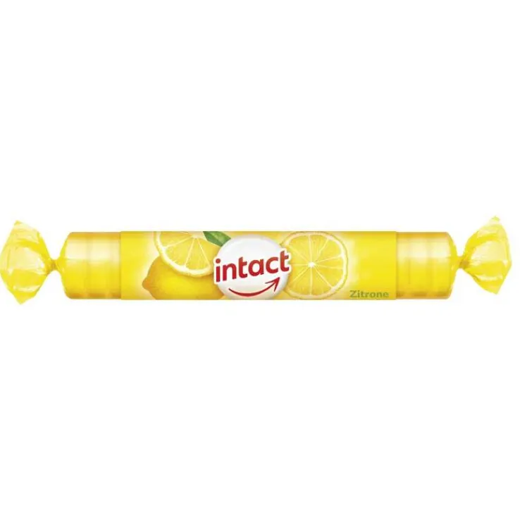 Intact Traubenzucker Zitrone Rolle Tabletten, 1 St