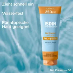 ISDIN Fotoprotector Gel Cream LSF 50, 250 ml
