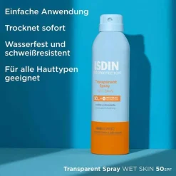 ISDIN Fotoprotector Wet Skin Spray LSF 50, 250 ml