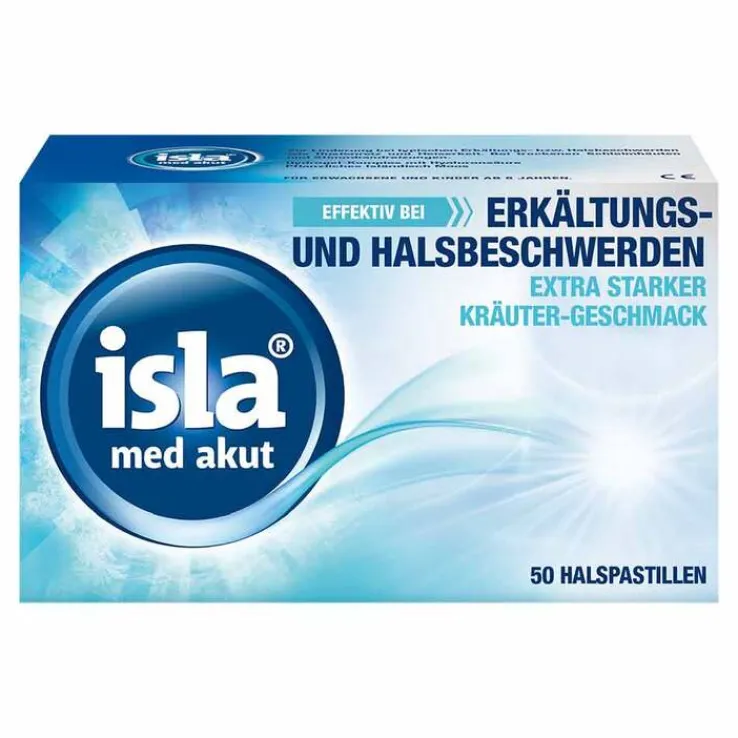 isla® med akut Pastillen, 50 St