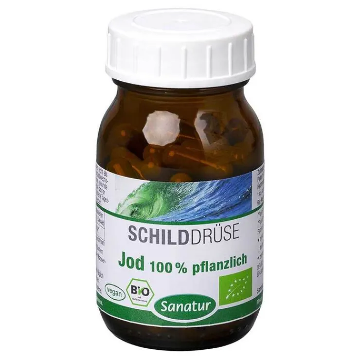 Jod 100% pflanzlich Bio Kapseln, 60 St