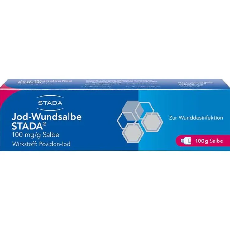 Jod-Wundsalbe STADA 100 mg / g, 100 g