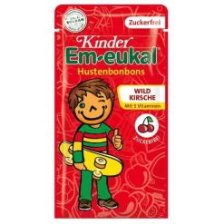 Kinder Em-eukal Hustenbonbons Wildkirsche zuckerfrei, 75 g