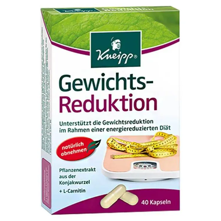 Kneipp Gewichtsreduktion Kapseln, 40 St