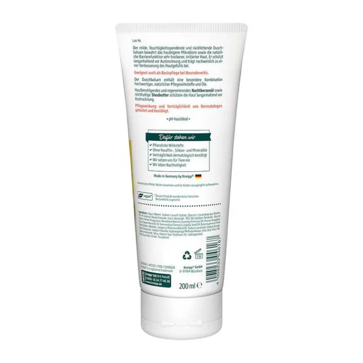Kneipp Milder Duschbalsam Nachtkerze, 200 ml