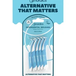 Öko Interdental Zahnbürste Pla 0,40 mm Nordics, 10 St