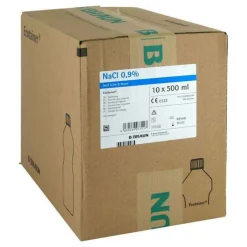 Kochsalzlösung 0,9% B.Braun Spüllösung Ecotainer, 10X500 ml