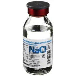 Kochsalzlösung 0,9% Glasflasche, 100 ml