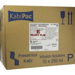 Kochsalzlösung 0,9% Plastikflasche Fresenius, 10X250 ml
