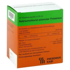 Kochsalzlösung Fres.5,85% Plastik Infusionslösung -Konzentrat, 20X20 ml