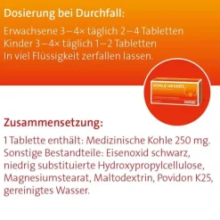 Kohle Hevert Tabletten, 100 St