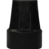 Krückenkapsel 18 / 19mm schwarz Stahleinl.Unter.St., 1 St