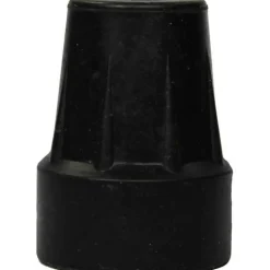 Krückenkapsel 18 / 19mm schwarz Stahleinl.Unter.St., 1 St