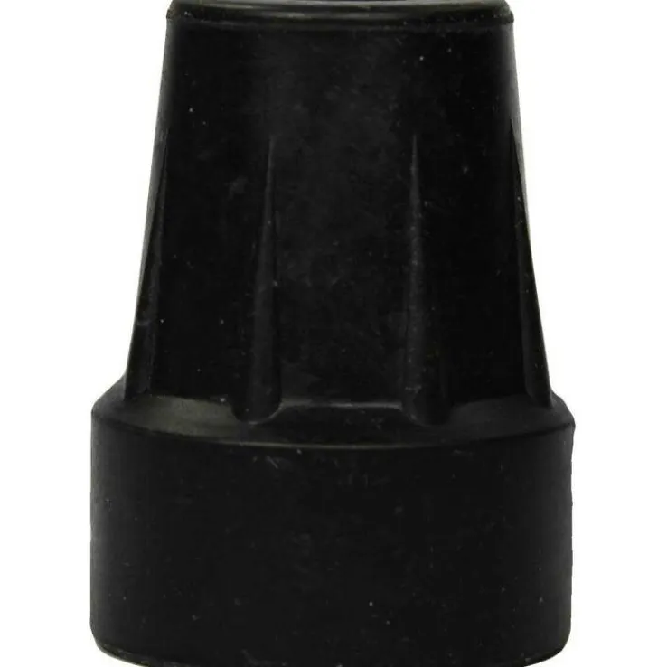 Krückenkapsel 18 / 19mm schwarz Stahleinl.Unter.St., 1 St