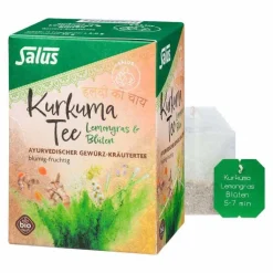 Kurkuma Tee Lemongras & Blüten Bio Salus Fbeutel , 15 St