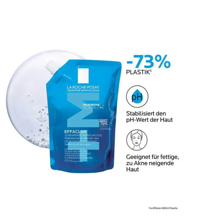 La Roche Posay Effaclar schäumendes Reinigungsgel , 400 ml