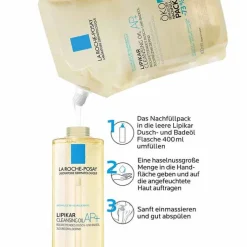 La Roche-Posay Lipikar Dusch- und Badeöl AP + , 400 ml