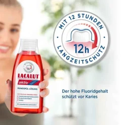 Lacalut aktiv Mundspüllösung, 300 ml