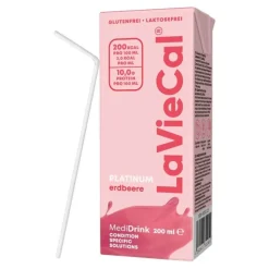 Laviecal Platinum Drink Erdbeere, 200 ml