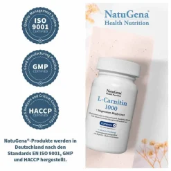 L-Carnitin 1000 Carnipure + Magnesium vegan Kapseln, 120 St