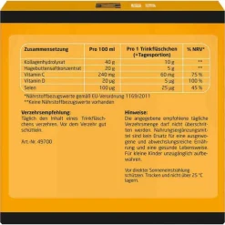Litozin Hagebutte + Kollagen Trinkfläschchen, 30X25 ml