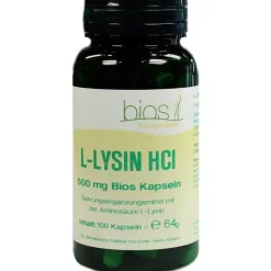 L-Lysin HCL 500 mg Bios Kapseln, 100 St