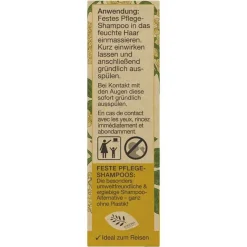 Logona festes Pflege Shampoo Bio-Hanf & Bio-Holunder, 60 g