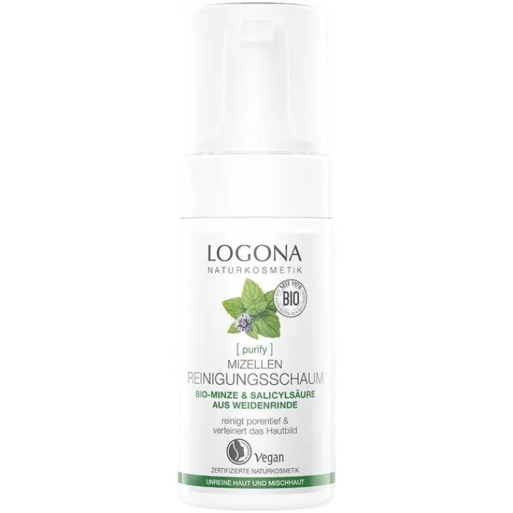 Logona Purify Mizellen Reinigungsschaum, 100 ml
