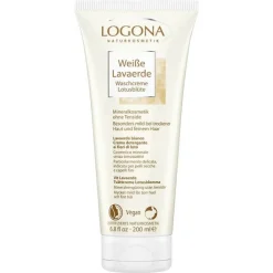 Logona weisse Lavaerde Waschcreme Lotusblüte, 200 ml