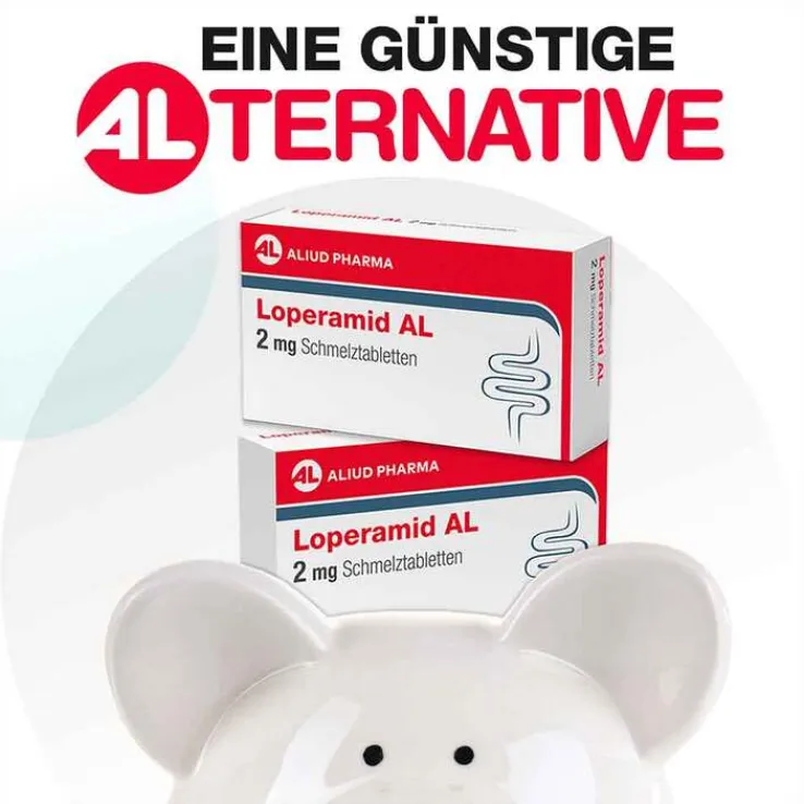 Loperamid AL 2 mg Schmelztabletten, 6 St