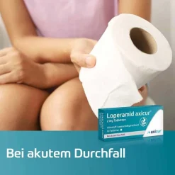 Loperamid axicur® 2 mg Tabletten, 10 St