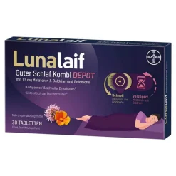 Lunalaif Guter Schlaf Kombi Depot Tabletten, 30 St