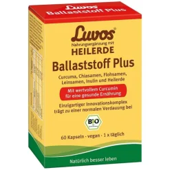 Luvos Heilerde Bio Ballaststoff Plus Kapseln, 60 St