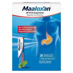 Maaloxan 25 mVal Suspension, 20X10 ml