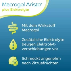 Macrogol Aristo plus Elektrolyte 13,72 g Ple, 50 St