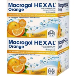Macrogol HEXAL Orange Pulver zur Herstellung einer Lösung zum Einnehmen Beutel , 100 St