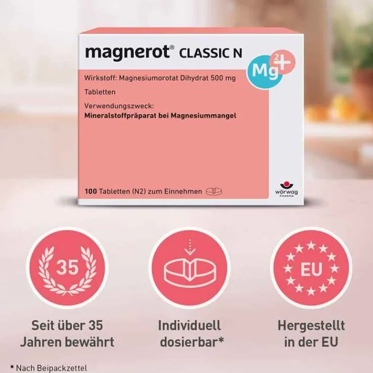 magnerot® CLASSIC N Magnesium Tabletten, 20 St
