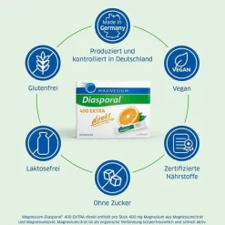 Magnesium Diasporal 400 Extra direkt Granulat, 100 St