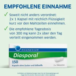 MAGNESIUM Diasporal® 150 Kapseln, 100 St
